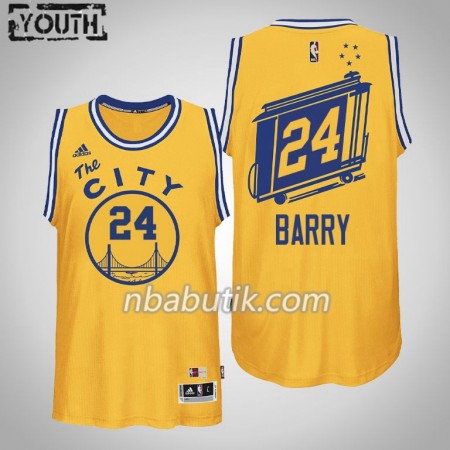 NBA Børn Trøje Golden State Warriors Rick Barry 24 Nike 2019-20 Hardwood Classics Swingman NBA Børn Trøje Golden State Warriors Rick Barry 24 Nike 2019-20 Hardwood Classics Swingman